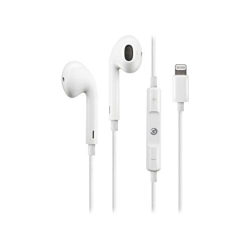 Auriculares Compatible Iphone Goldtech Manos Libres Cableado - Variante Color Blanco — Atrix