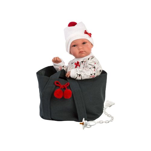 Muñeca Llorens Bimba Recién Nacida Llorón Mama Papa C/bolso — Atrix