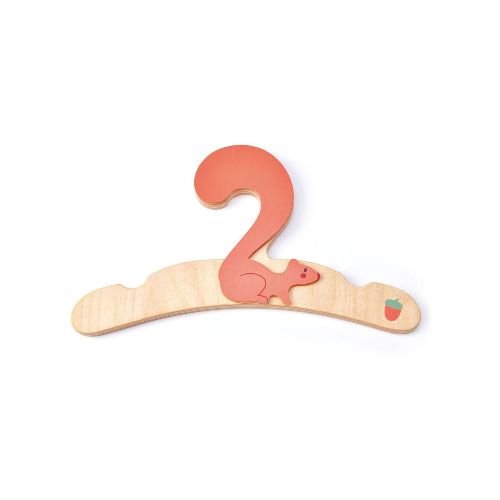 Perchero Infantil Tender Leaf Toys Set 3 Perchas Madera — Atrix