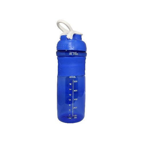 Caramañola Botella Deportiva Mezcladora Shaker Calidad - Variante Color Azul — Atrix