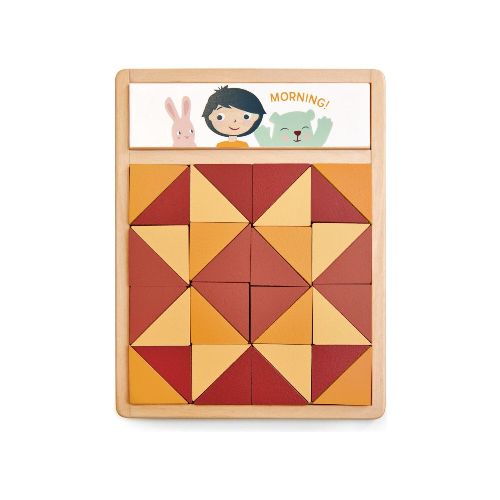 Puzzle Colcha Madera Tender Leaf Juguete Didactico Niños — Atrix