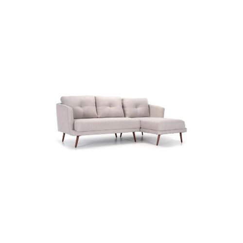 Sofá Con Chaise - Triunfo - 3 Cuerpos - Beige - Izquierdo — Rustico Hogar