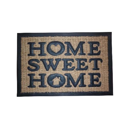 Felpudo Coco/Goma - 40x60 cm - Home Sweet Home — Rustico Hogar