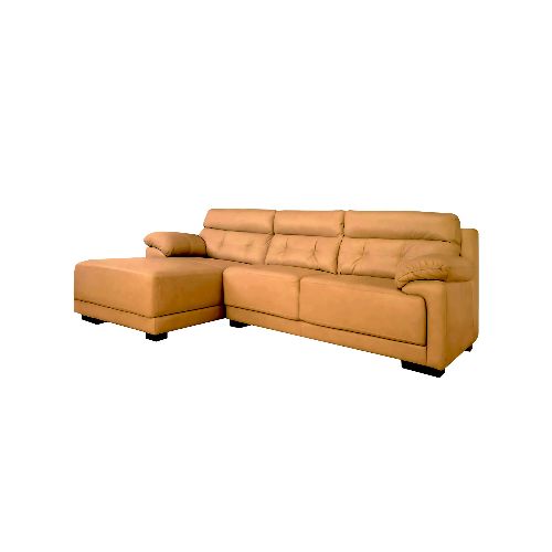 Sofá Albany - 3 cuerpos - Camel - Chaise Derecho — Rustico Hogar