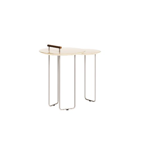 Mesa de arrime - Doble side - Linea Manhattan - Blanco/Blanco — Rustico Hogar