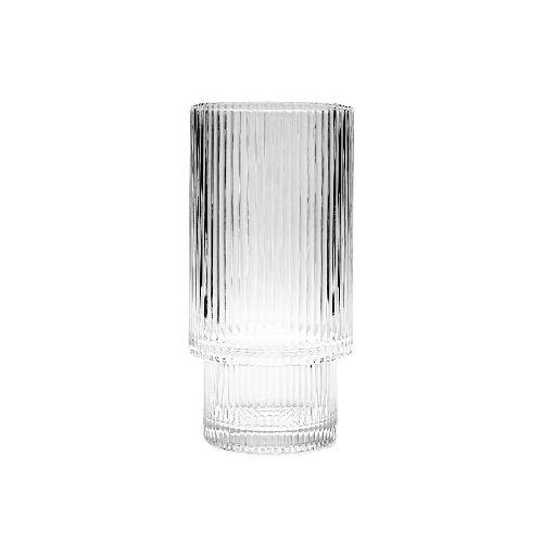 Vaso con relieve - 330 ml - Redondo — Rustico Hogar