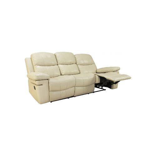 Sillón reclinable 3 cuerpos - Pu MR2138 - Crema — Rustico Hogar