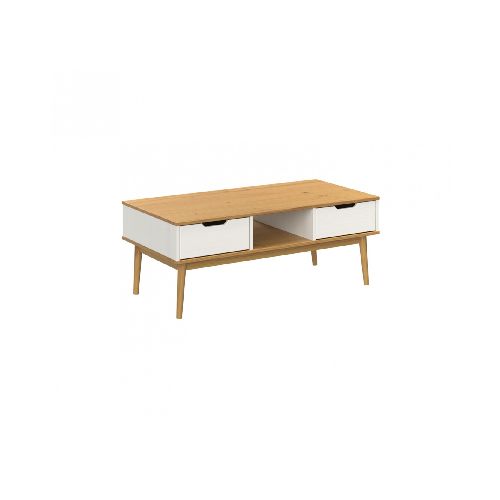 Mesa de Living Nordica - Roble/Blanco — Rustico Hogar