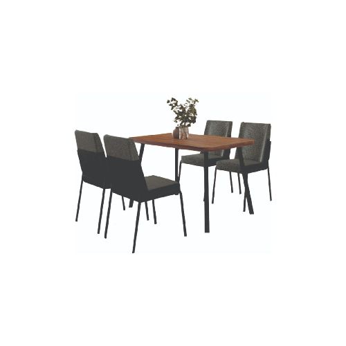 Juego de Comedor Stellar Rectangular 4 sillas — Rustico Hogar