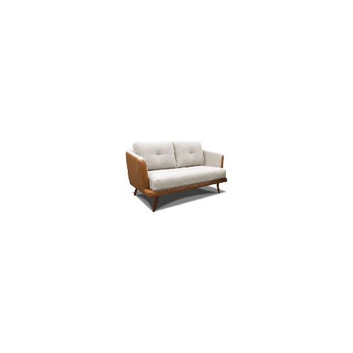 Sillón Sofá Triunfo 2 Cuerpos - Marron y beige — Rustico Hogar