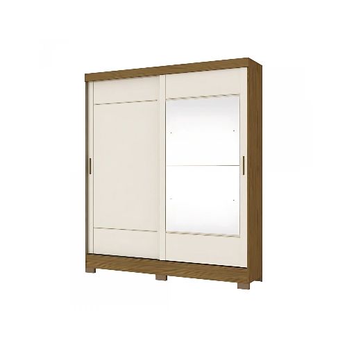 Ropero 2 Puertas B74 - Natural y beige — Rustico Hogar