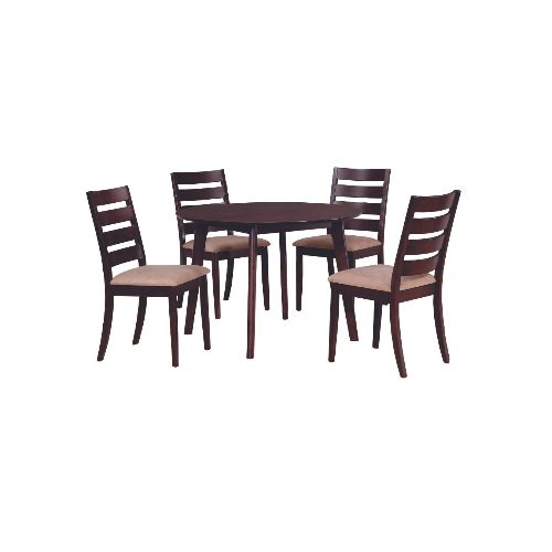 Juego de Comedor Amber 4 Sillas — Rustico Hogar