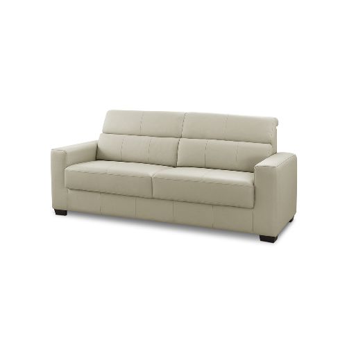 Sillón 100% Cuero - 2 Cuerpos - Sublime - Arena — Rustico Hogar