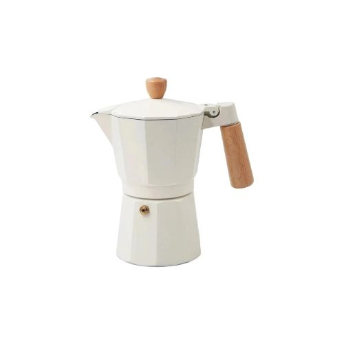 Cafetera Italiana - 300 Ml - Crema — Rustico Hogar