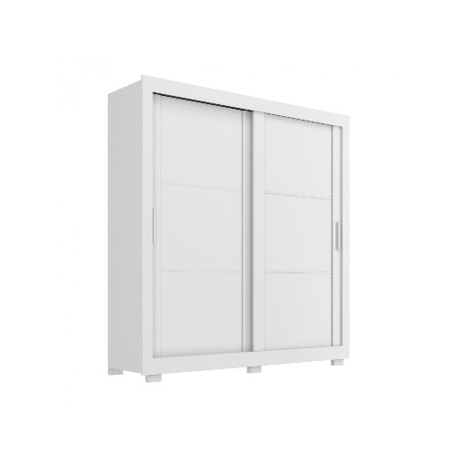 Ropero Titanium 2 Puertas Corredizas - Blanco — Rustico Hogar