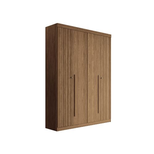 Ropero Buriti 4 Puertas - Linea Fit - Marron — Rustico Hogar