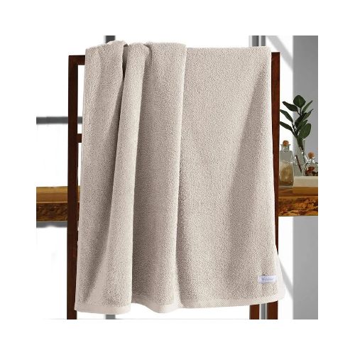 Toalla Baño Florencia Dohler - 100% Algodón - 86 x 160 cm - Beige — Rustico Hogar