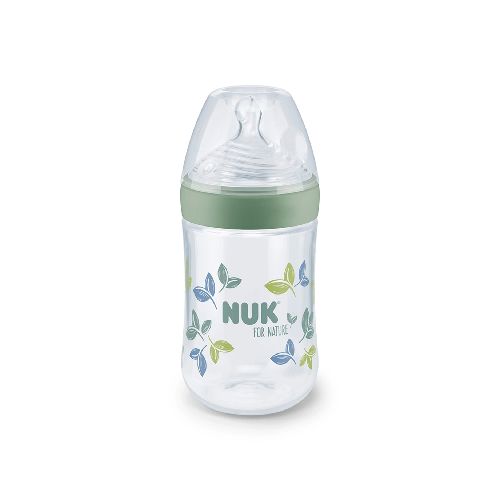 Lactancia / Biberones y accesorios Nuk For Nature Biberón 260ml Silicona Verde