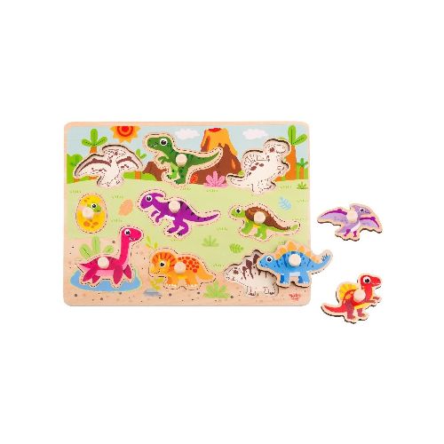 Juguetes / Puzzles Tooky Toy Puzzle Madera Dinosaurios