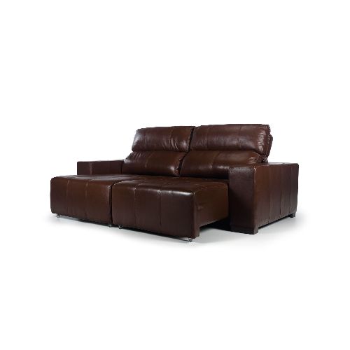 Sofá Madi Reclinable - Cuero Básico - 2 cuerpos - New Brown - (Preventa) — NYR Uruguay