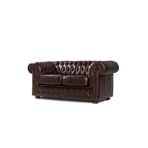 Sofá Chesterfield Novo - Cuero Advanced - 2 cuerpos - Havana - (Preventa) — NYR Uruguay