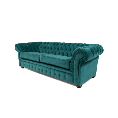 Sofá Chesterfield Divo - Tela Aquaclean - 2,5 cuerpos - A fabricar — NYR Uruguay