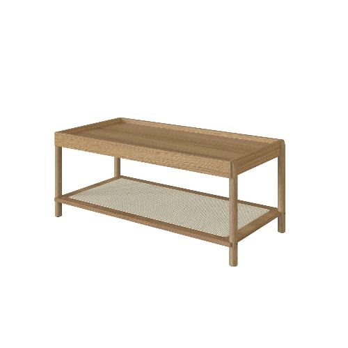 Mesa de Centro Oslo - Natural con tejido — NYR Uruguay