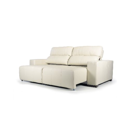 Sofá Madi Reclinable - Cuero Básico - 2 cuerpos - Off White - (Preventa) — NYR Uruguay