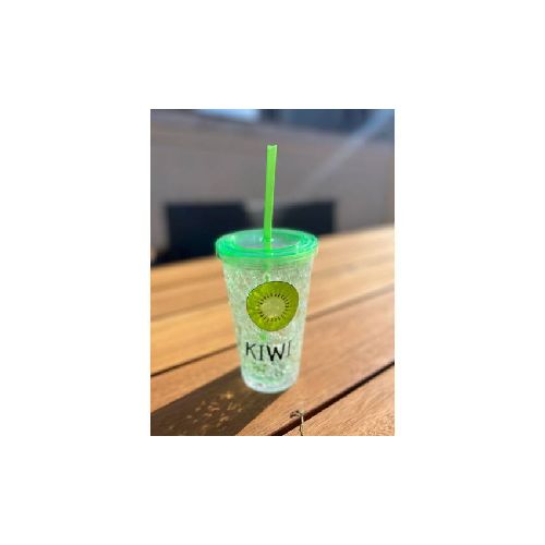 Vaso de Acrílico con Diseño de Kiwi  