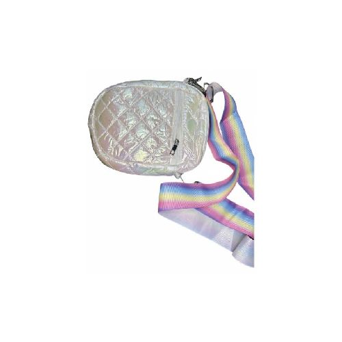 Cartera Tornasolada Blanco  