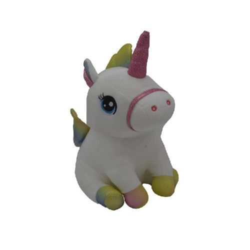 Peluche unicornio 30cm blanco  