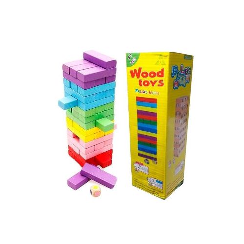 Juego de Mesa Jenga de Colores  