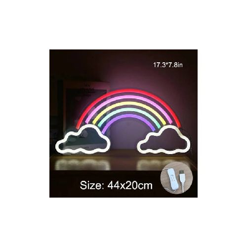 Veladora LED Arcoiris 40x20cm  