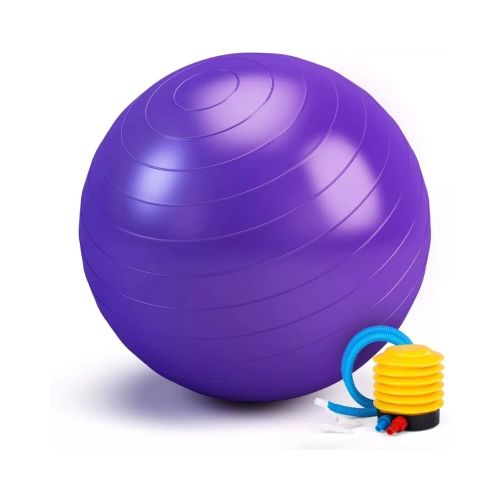 Pelota de pilates 75cm Randers + Inflador de Regalo - Violeta — Randers