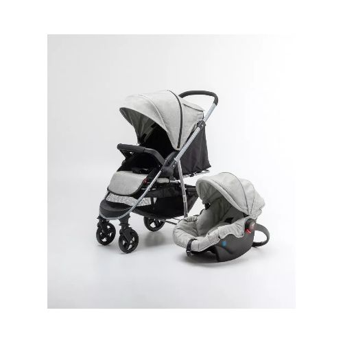 Cochecito De Paseo Para Bebe Travel System 3 En 1 - Tinok - Gris Claro — Randers