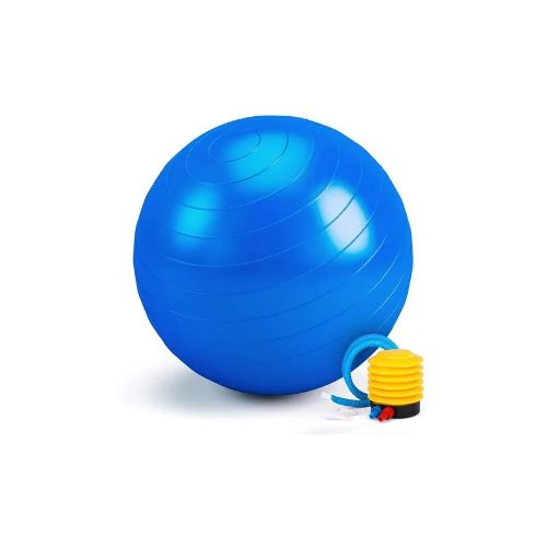 Pelota de pilates 75cm Randers + Inflador de Regalo - Azul — Randers