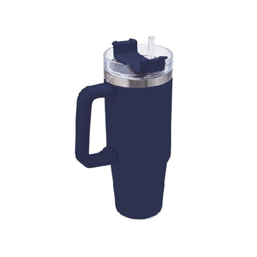 Taza Termo Jarra Térmica Viaje Acero Inox 1200Ml Frío Calor - Azul Oscuro