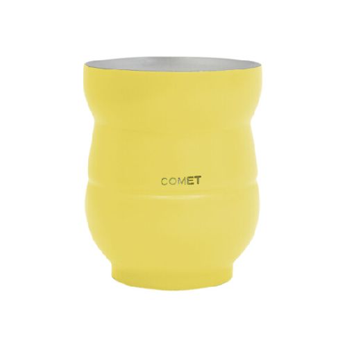 Mate Chico con Doble Pared en Acero Inoxidable 140Ml Comet - Amarillo