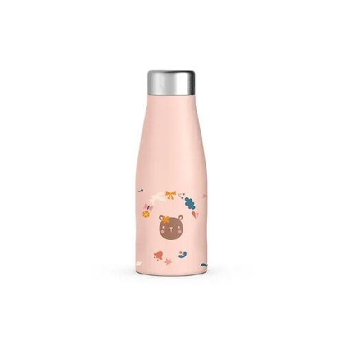 Botella Térmica Infantil en Acero Inox 350Ml Forest Suavinex - Rosa