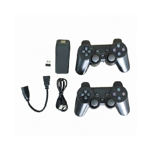 Juegos en Consola Portátil Inalámbrica HDMI 64G c/2 Joystick - Negro