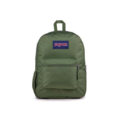 Mochila Escolar Jansport Cross Town Original Unisex Urbana - Cargo Green