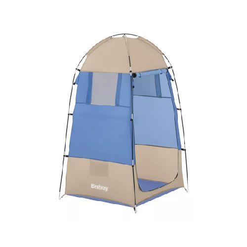 Carpa Camping Baño Bestway Super Comoda Calidad 1x1x1.9mts - Celeste/beige