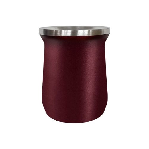 Mate en Acero Inoxidable de Doble Pared 230ml Selecta - Granate