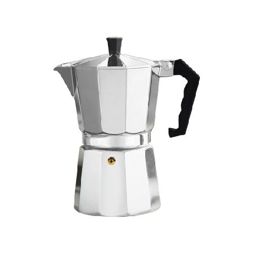 Cafetera Italiana de Aluminio Bastiani 450ml - Plateado