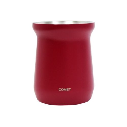 Mate Acero Inoxidable Doble Pared 260ml Comet Colores Lisos - Bordó