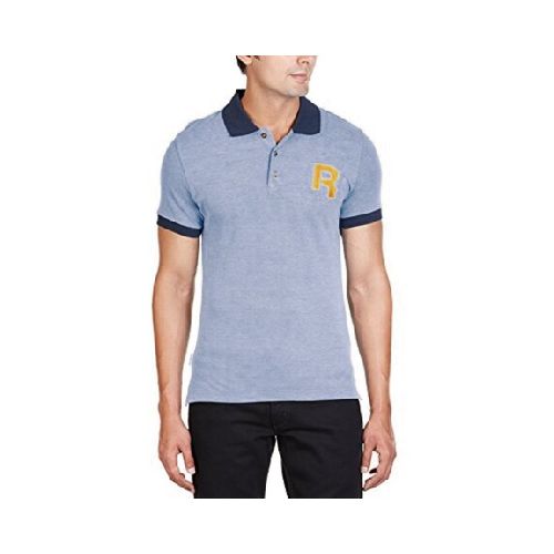 Remera Reebok Classic Para Hombre Pique Polo Urbana Casual - Azul Claro