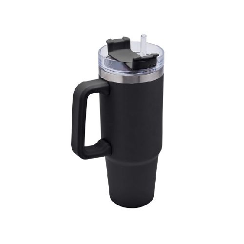 Taza Termo Jarra Térmica Viaje Acero Inox 1200Ml Frío Calor - Negro