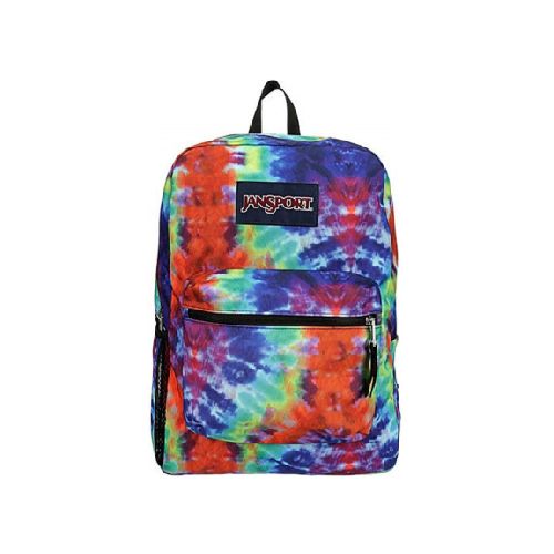 Mochila Escolar Jansport Cross Town Original Unisex Urbana - Red/multi Hippi