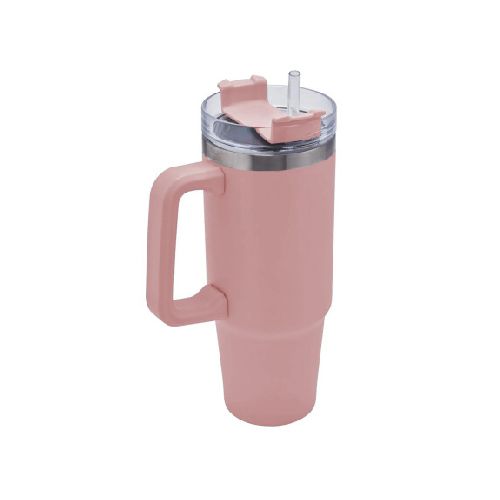 Taza Termo Jarra Térmica Viaje Acero Inox 1200Ml Frío Calor - Rosa