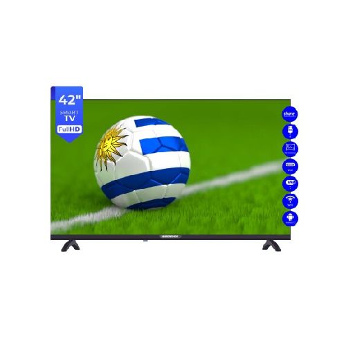 Smart TV Led 42″ Full HD c/Sintonizador NordMende Borderless - Negro